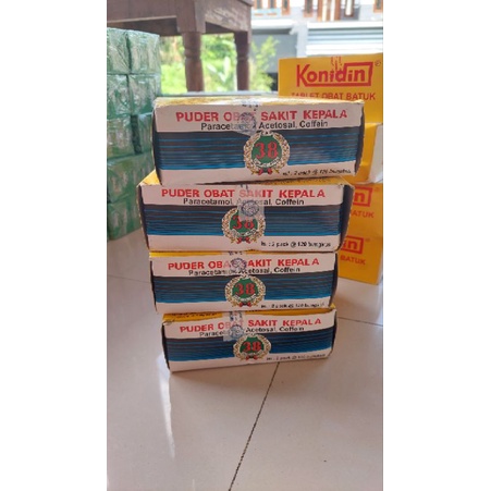 Puder obat sakit kepala cap 38