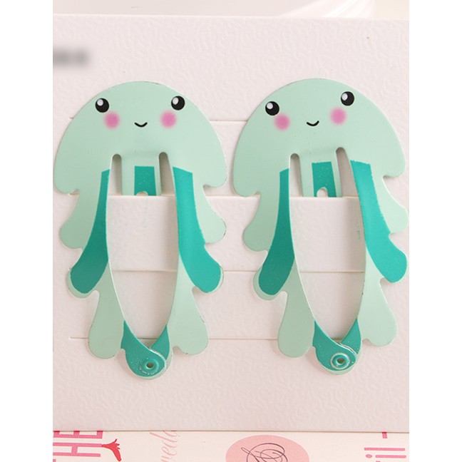 LRC Anting Tusuk Fashion Jellyfish Child Hair Clip F56103