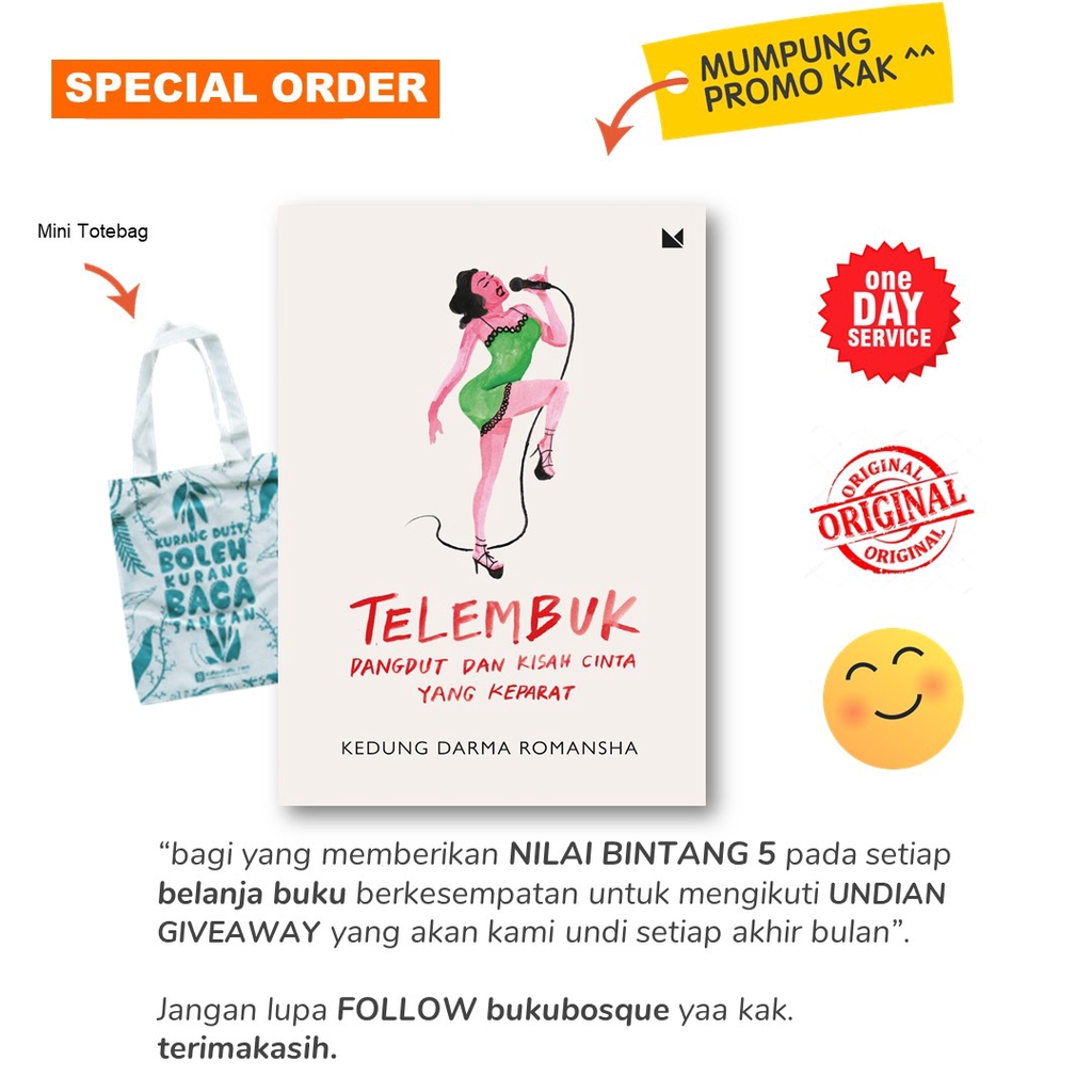 

SPECIAL ORDER BUKU TELEMBUK FREE GOODIE BAG - BUKU MOJOK