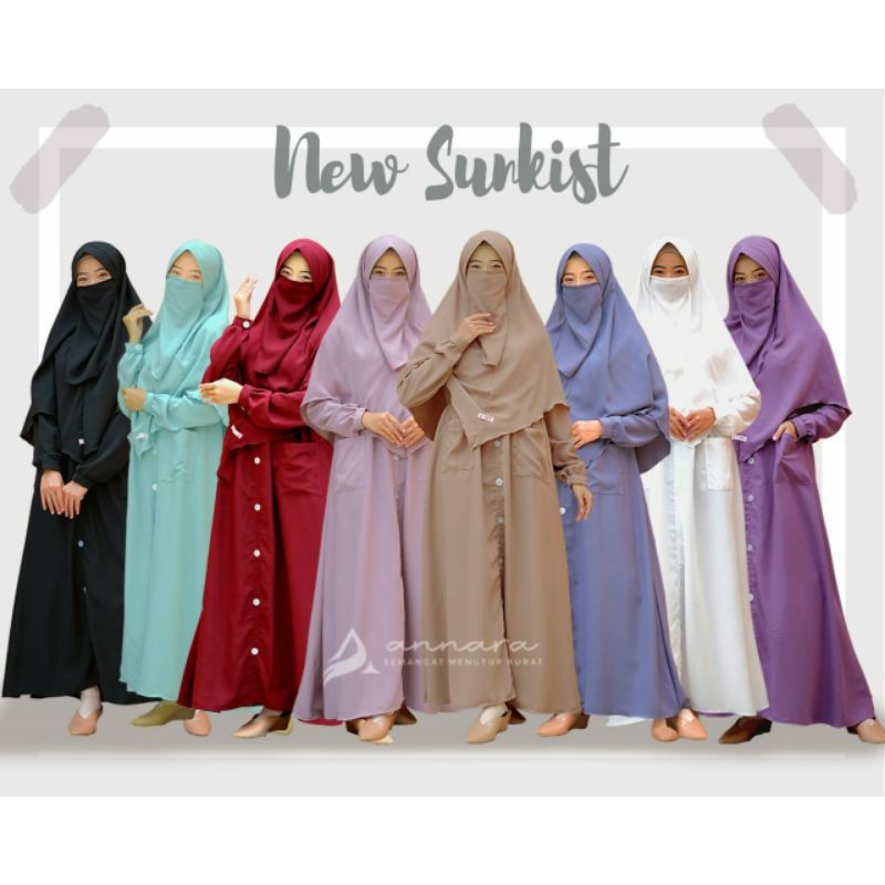 New Sunkist Set ORI by Annara Hijab
