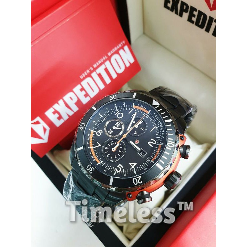 Jam Tangan Pria Expedition E 6795 M Black Orange