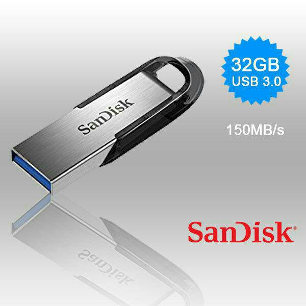 SanDisk Ultra Flair Flash Disk 32GB USB 3.0 150MB/s