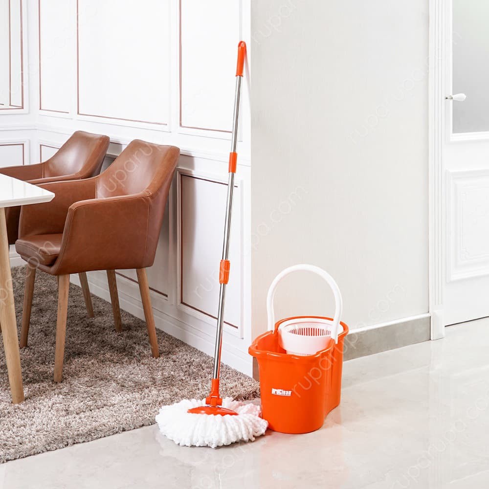 PRO CLEAN - SET ALAT PEL PUTAR / PROCLEAN 3 IN 1 BUCKET MOP SPIN