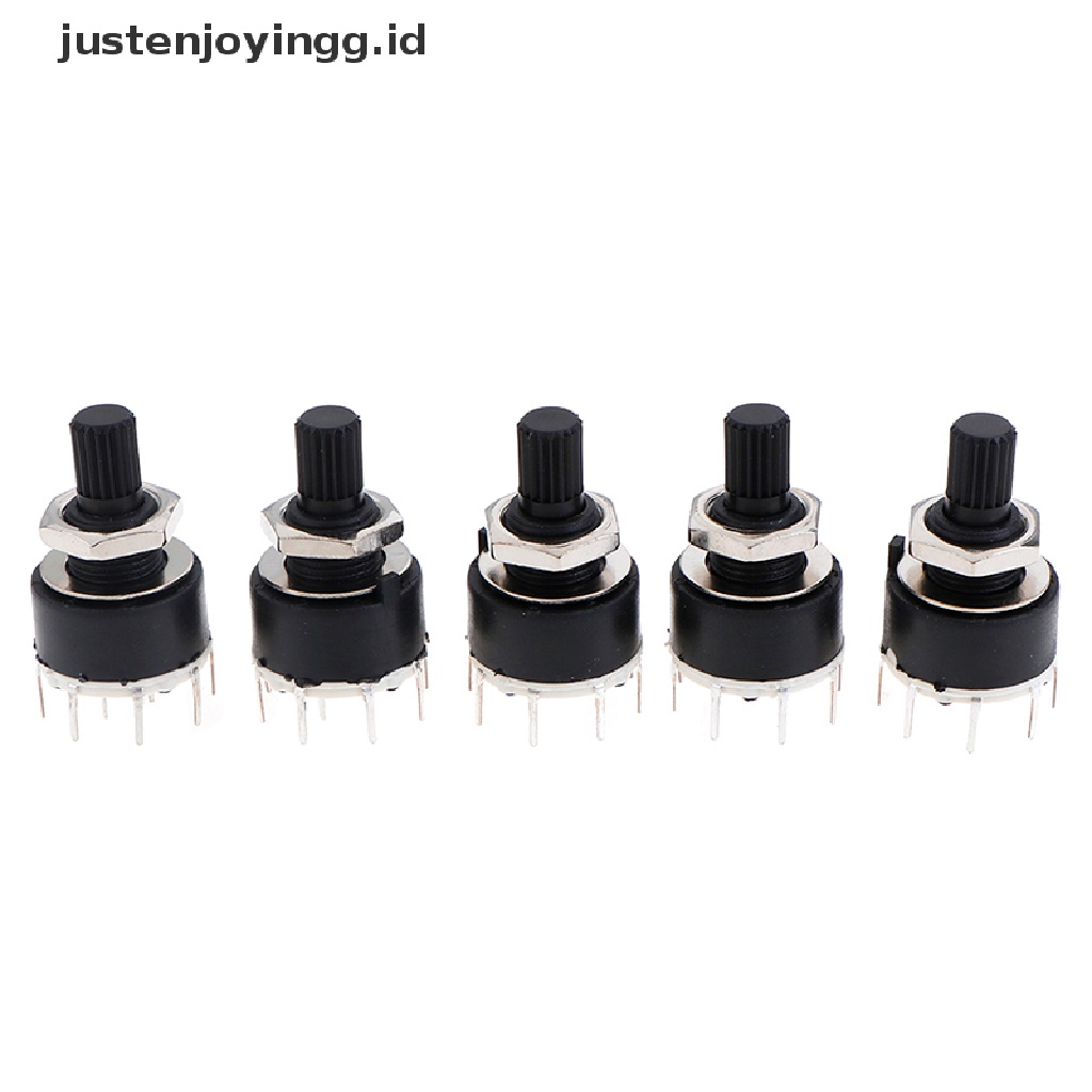 Saklar Rotary Switch 2 Pole 3 4 Posisi 1 Pole 5 6 8 Posisi Ukuran 16mm