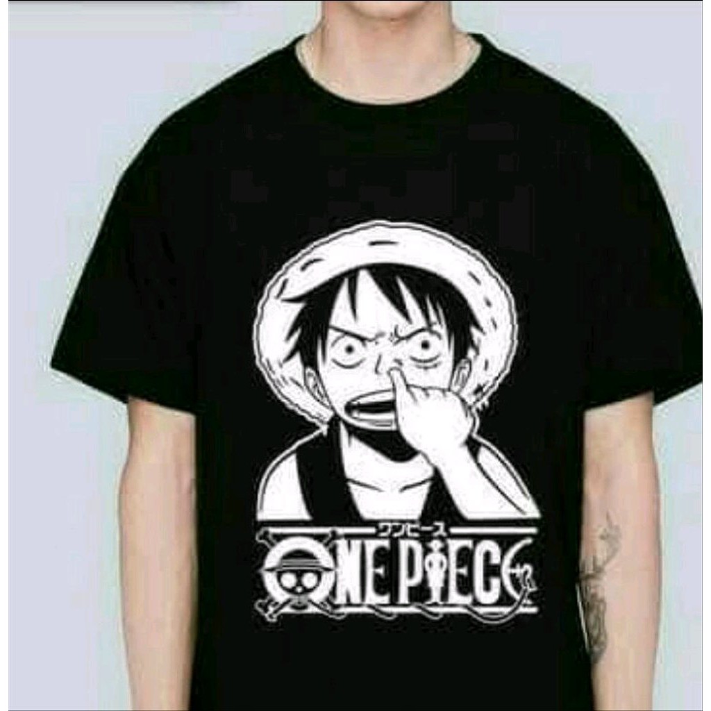 Kaos Onepiece Luffy Jiken Black