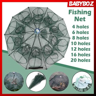 BABYBOZ - Perangkap Ikan / Bubu Udang / Jaring Ikan Kepiting 4,6,8,10,12,16,20 lubang Fishing Trap
