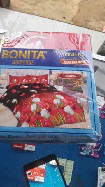 Bonita Sprei Terbaru Motif Melanie 3d Ukuran 160x200