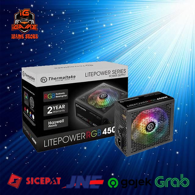 Thermaltake Litepower RGB PSU 450 Watt NAMPOL GAN