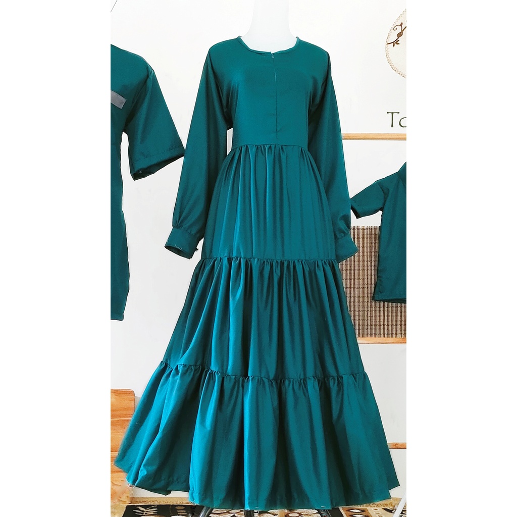 Gamis Maharani Tosca | Baju Unik | Gamis lebaran murah | Gamis lebaran keluarga | Gamis couple family | Gamis toyobo | Gamis anak dan dewasa terbaru | Seragam lebaran keluarga