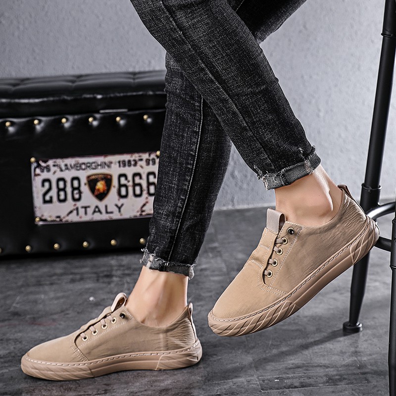 RYX - Basic Vynil Sepatu Slip-On Pria Fashion Casual - Ori Import