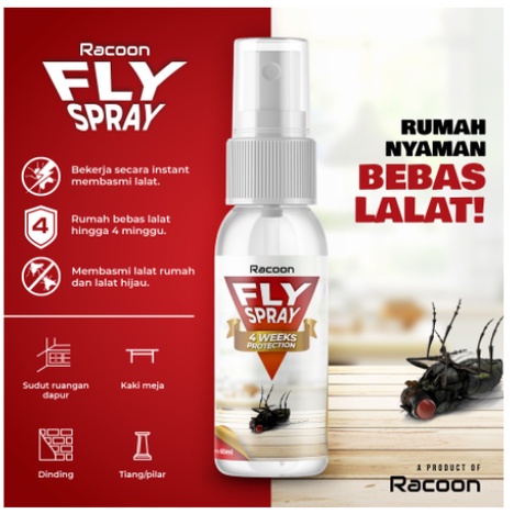 RACOON Cairan Pembasmi Lalat Racun Lalat Garansi Fly Remover Spray