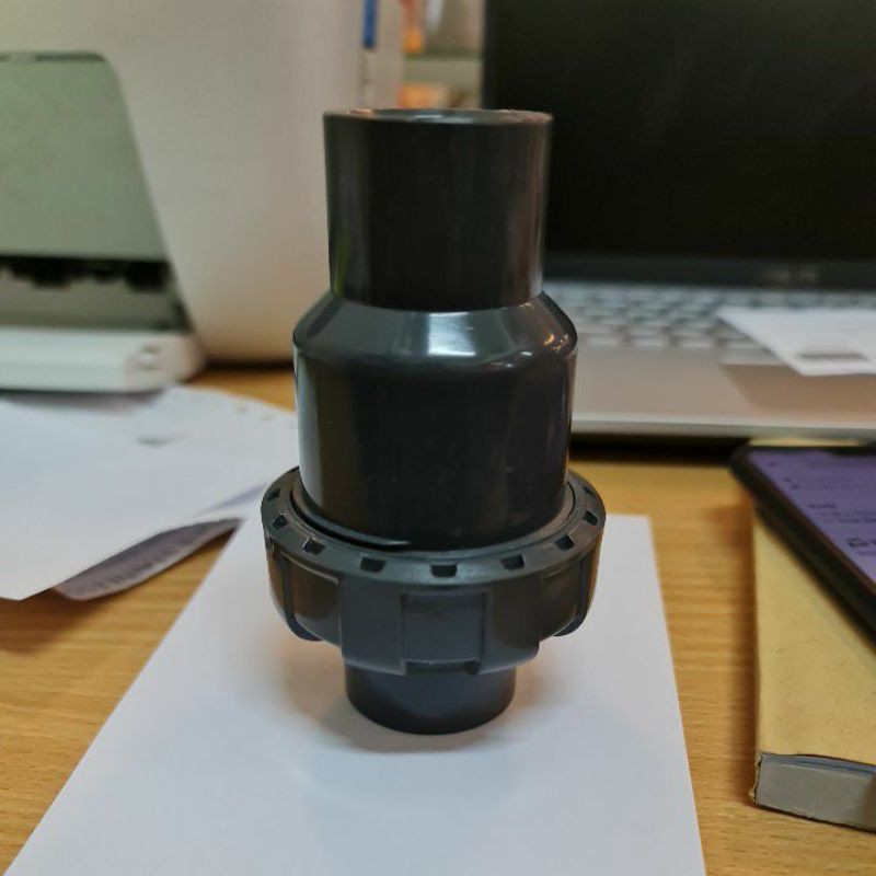 Ball check valve pvc 1/2" inch Singel