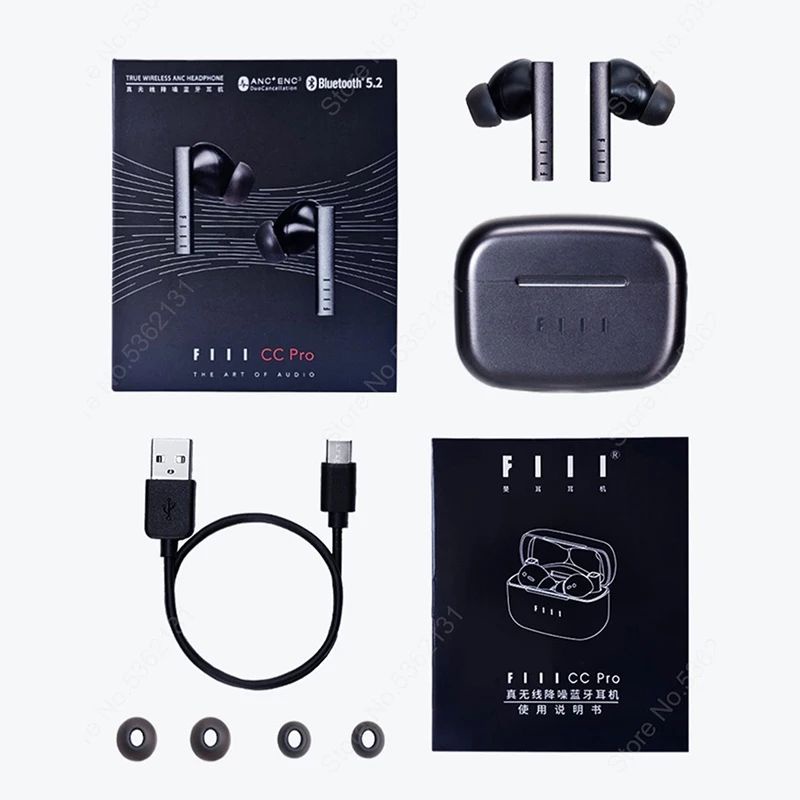 Fiil CC PRO ANC+Dual ENC TWS Earphone Earbud Bluetooth 5.2 Gaming