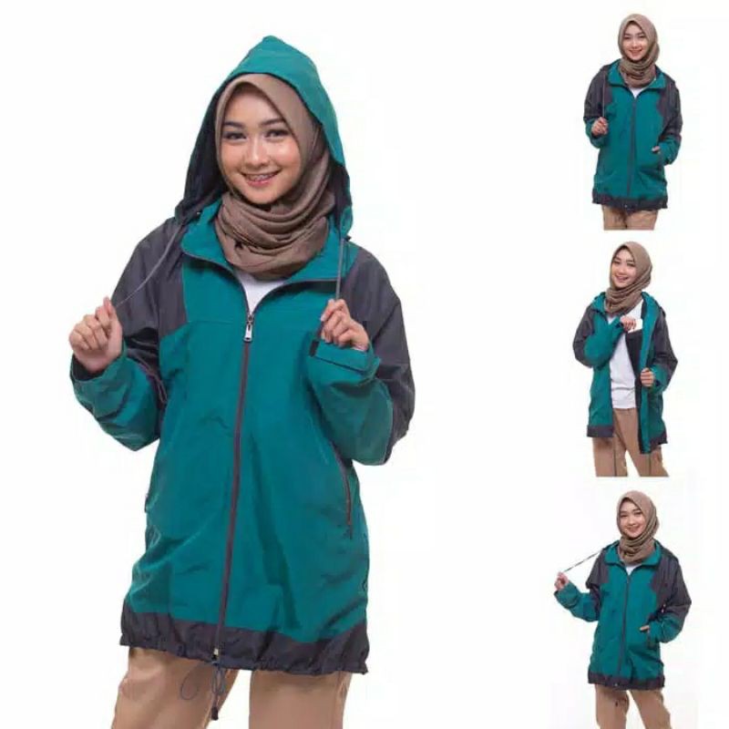 JAKET OUTDOOR WANITA WATERPROOF / Jaket TNF Gunung Wanita / JaketWanita Adventure Waterproof cewek