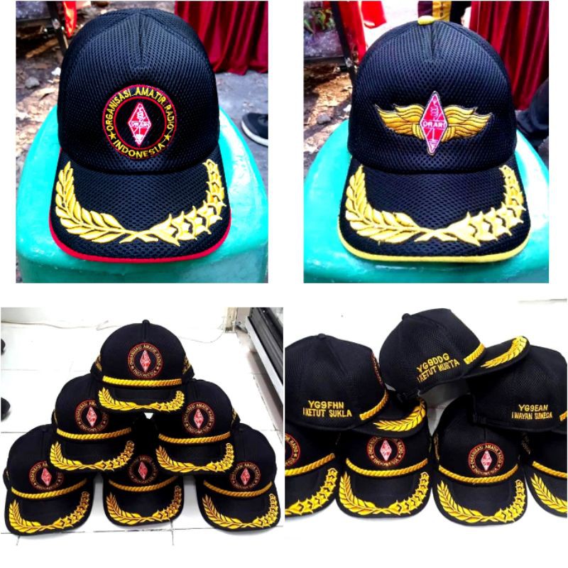 FREE BORDIR NAMA DAN CALLSIGN TOPI PADIKAPAS ORARI DOBELMES