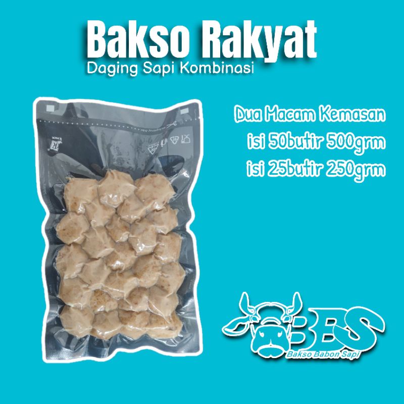 

Bakso Daging Sapi 250qram isi 25butir
