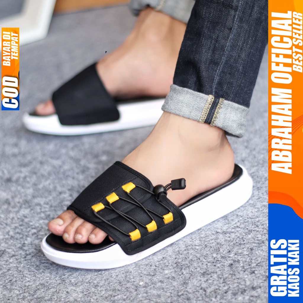 ABRHM X PANDEM sandal pria slide Slop original casual Murah Kekininan