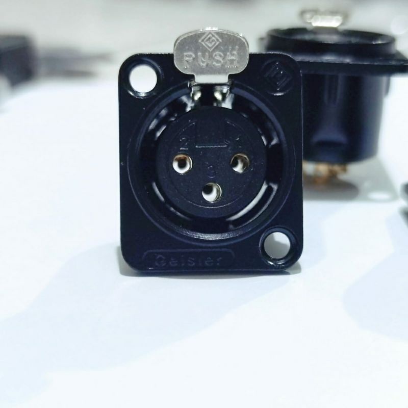 Soket canon female body besi / soket canon female chasis best geisler / soket canon besi / soket spe