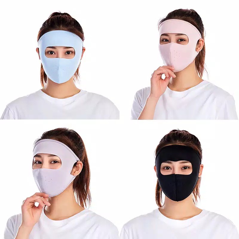 Pelindung Wajah / Masker Non Medis Anti Debu &amp; Polusi Murah Berkualitas - By Hokkiterus