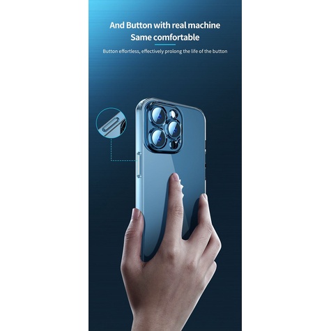 TOTU iPhone 13/13 Mini/13 Pro/13 Pro Max Case Slim Tipis Transparent Casing Bening
