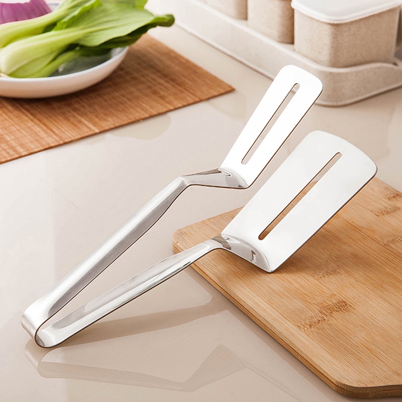 Penjepit Pencapit / Spatula Gorengan Stainless Serbaguna PR0244