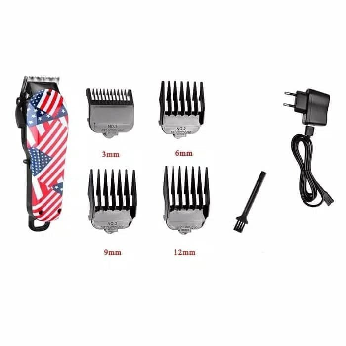 Kemei KM 830-z Hair Clipper Rechargeable Cordless Alat Cukur Rambut