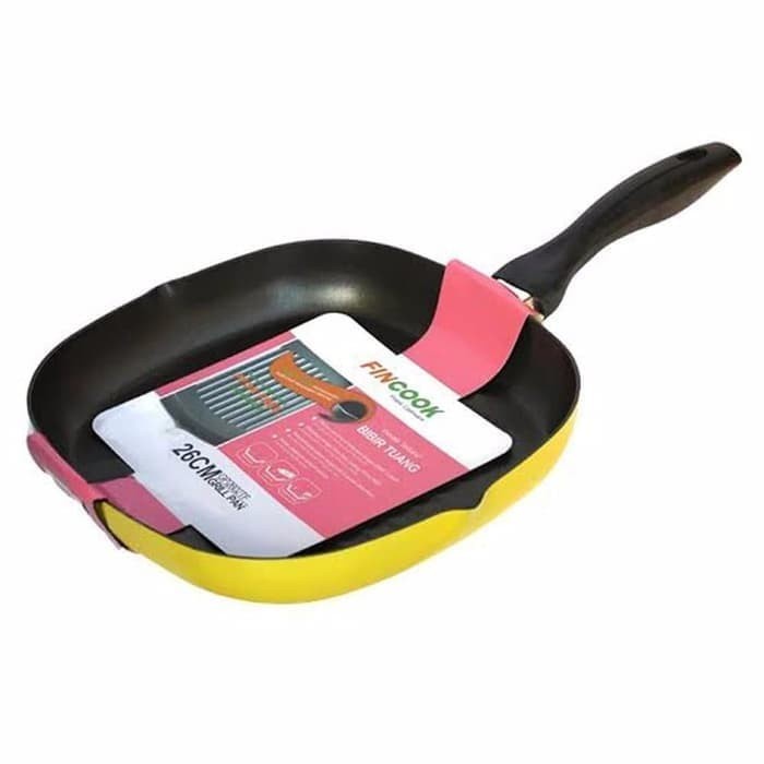 Wajan Pemanggang Fincook Grill Pan 26 cm