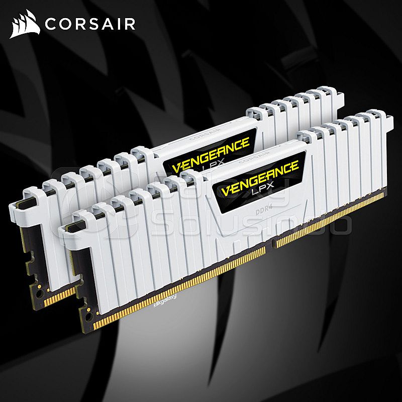 Corsair Vengeance LPX 2x8 16GB Dual Channel DDR4 Kit 3200MHz White- CMK16GX4M2E3200C16W