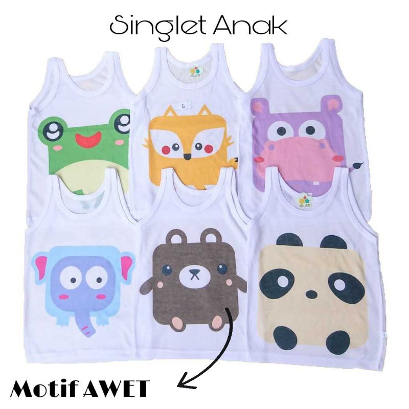 Singlet Anak Lusinan Murah