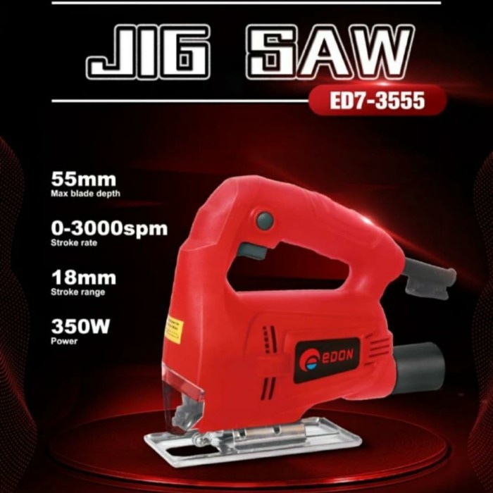 Mesin Jigsaw Jig Saw Gergaji Kayu Mesin EDON ED7-3555