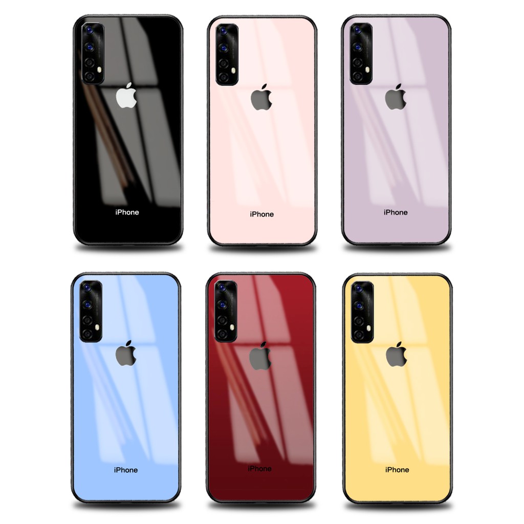 Softcase Glass Kaca [SF63] Case Realme Narzo 20 pro Terbaru Untuk Semua Handphone Realme