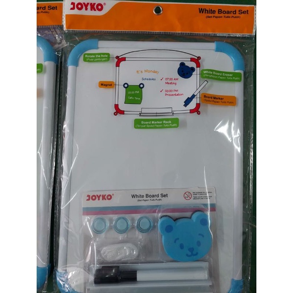 

PAPAN TULIS WHITEBOARD SET JOYKO WBS-160CO