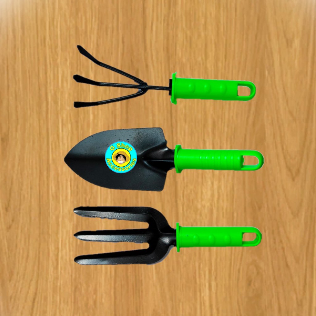 Skop Sekop Set 3in1 Sekop Tanam Sekop Garpu Garuk Sekop Serbaguna