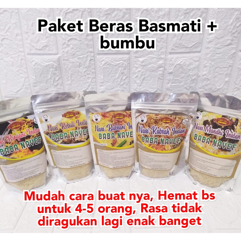 

Paket Beras Basmati dan Bumbu