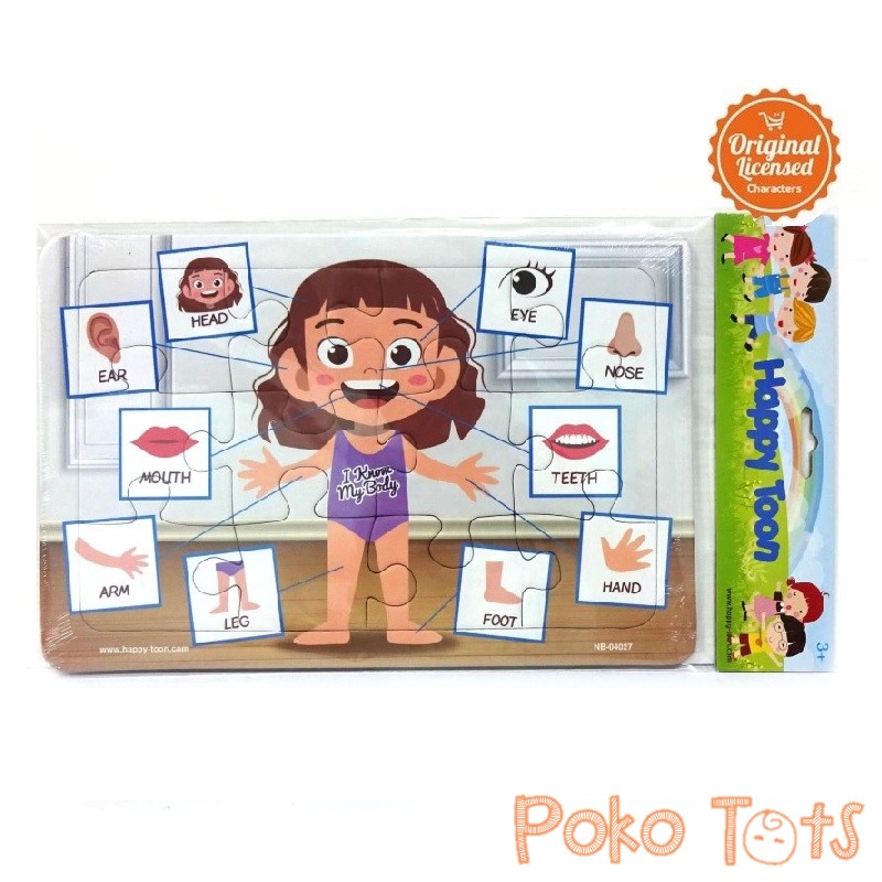 Happy Toon I Know My Body Puzzle 24pcs Puzzle Jigsaw