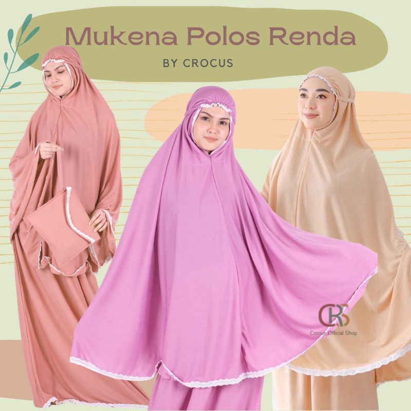 MUKENA DEWASA HYGET AMPLOP JUMBO / MUKENA RENDA POLOS