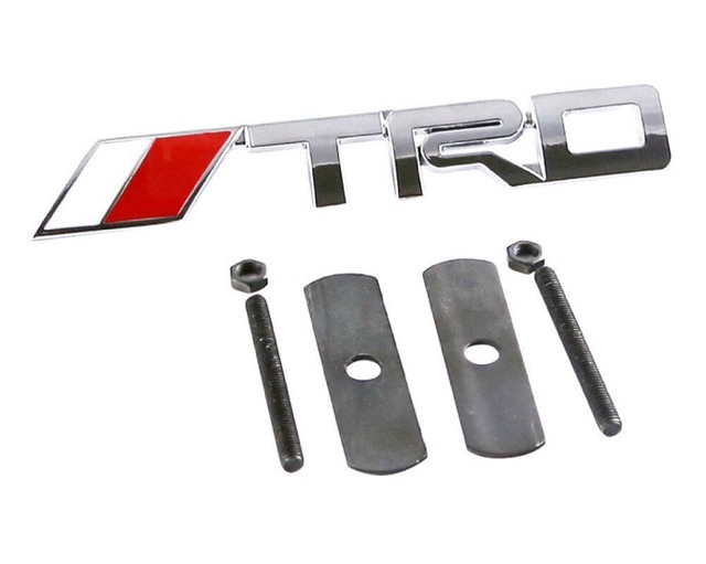 EMBLEM TRD GRILL BAHAN METAL