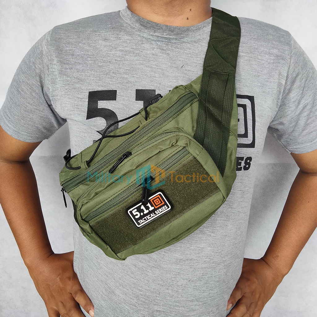 WAISTBAG Tactical | Waistbag Army | Tas Selempang Tactical | Waistbag Pria | Waistbag Intel free Path 511