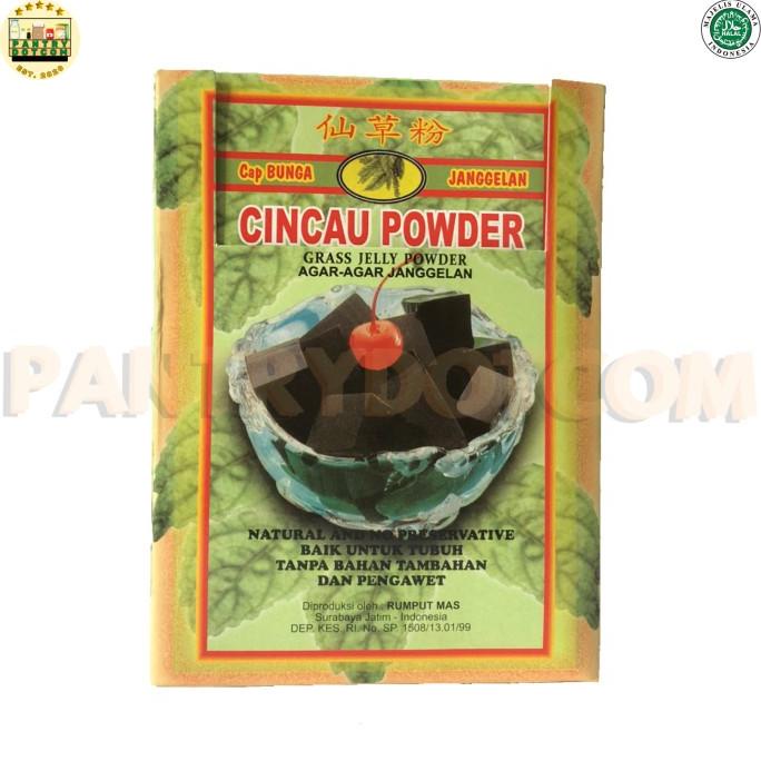 

$+$+$+$+] CINCAU POWDER CAP BUNGA JANGGELAN NATURAL GRASS JELLY- 33g- box