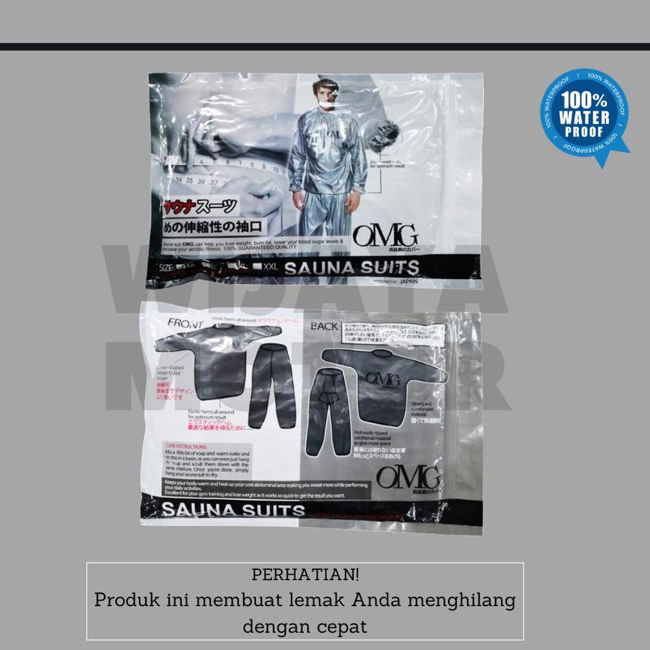 ➸ SALE Japan Baju Sauna Olahraga Wanita | Sauna Suit Jumbo | Baju Sauna Pembakar Lemak | Sauna Suite