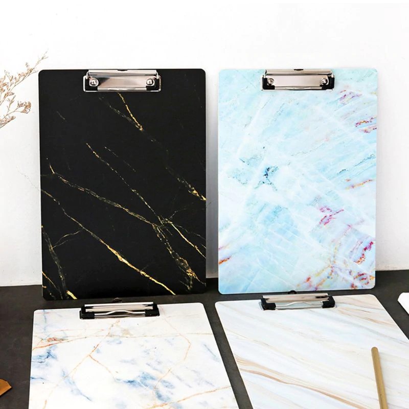 

Free Ongkir ya New A4 Marble Clipboard Writing Pad File Folders Board Clip Document Holder School