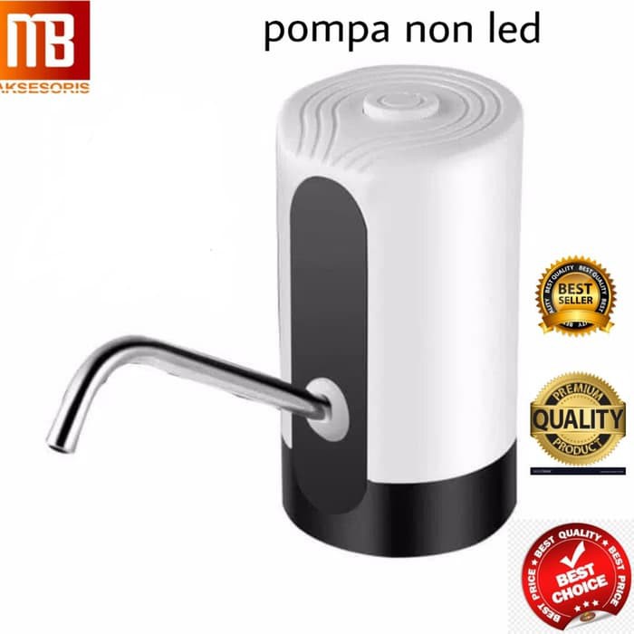 Pompa Galon - Adaptor - Dispenser Baterai Pompa Galon Electric Recharge Non Led Produk Terbaik