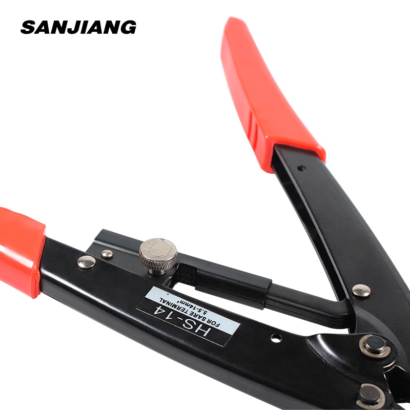 WX-16 1.25-16mm² crimper plier Ratchet Crimping Tool for Non-Insulated Terminals 17-5AWG Polished Jaw Pressure regulating device