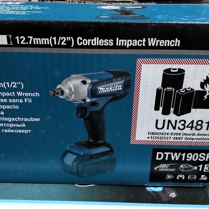 Mesin Cordless Impact Wrench Makita DTW190 DTW190