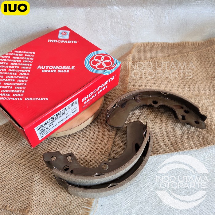 Kampas Rem Belakang Aerio Baleno Esteem Charade Brake Shoe INDOPARTS