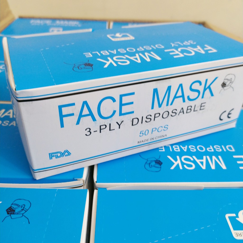 BEE - Disposable Mask 1Pcs 3Pcs 6Pcs / Masker 3Ply