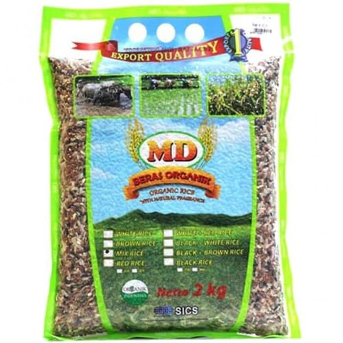 

Mantap MD ORGANIC RICE Mix Rice 2kg Murah