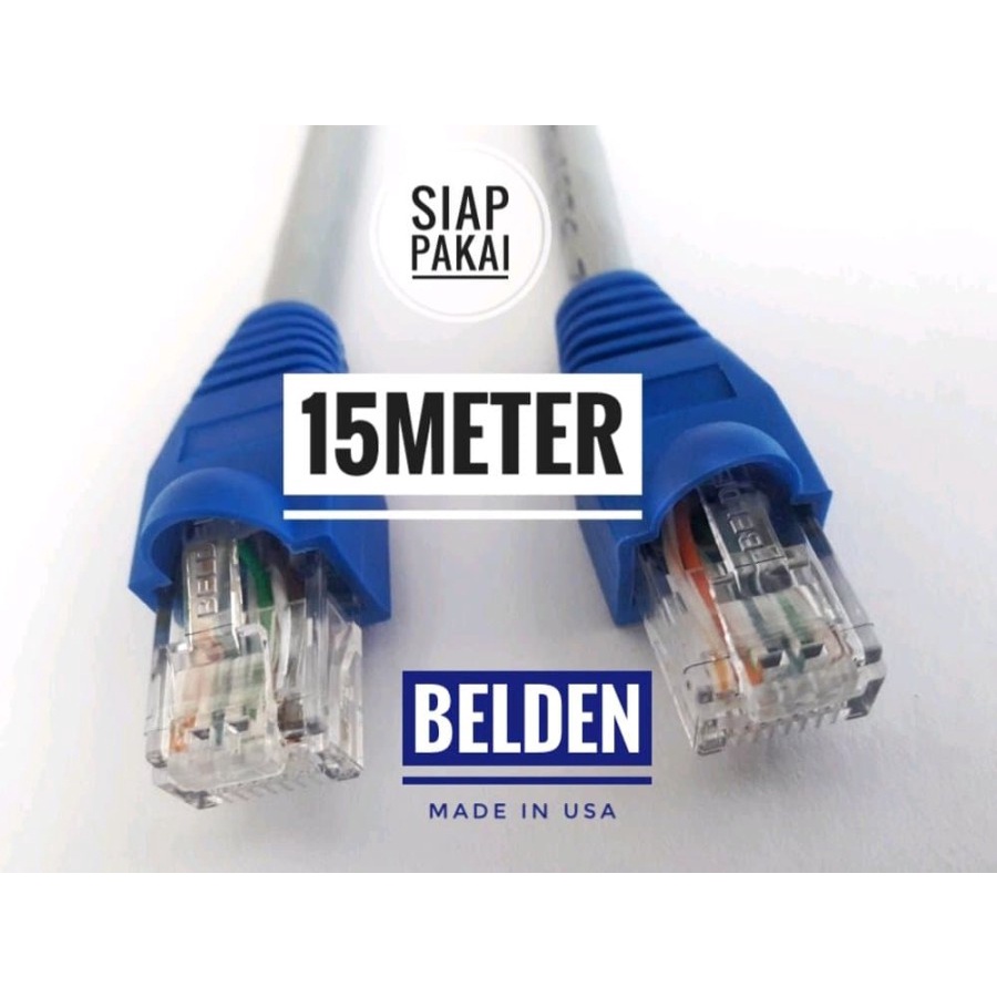 KABEL LAN BELDEN CAT6 15 METER USA Originall