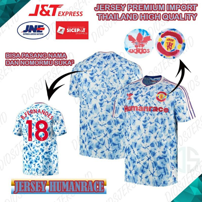 Jersey Manchester United HUMANRACE 2020 2021 Terbaru