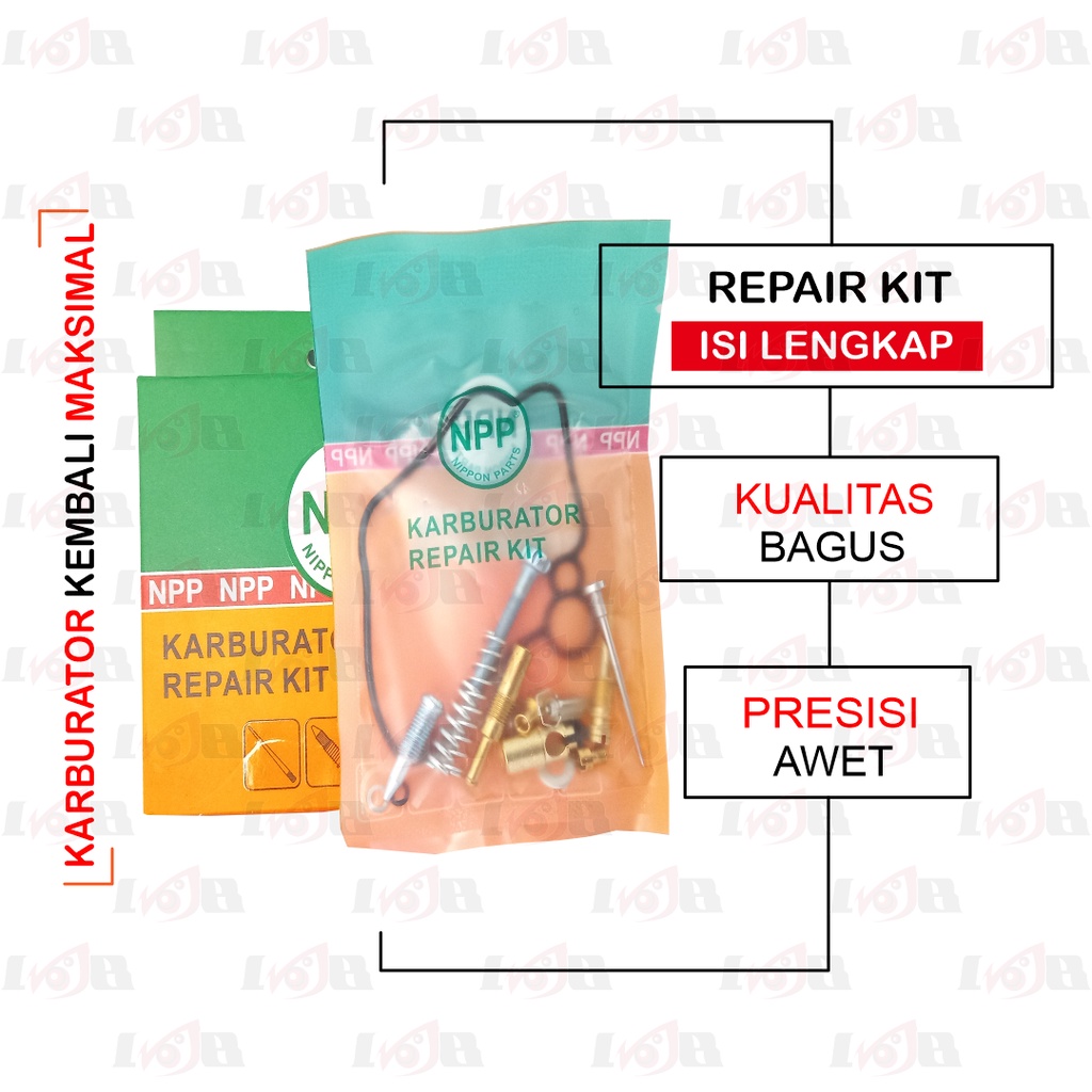 NPP RepairKit Karburator KLX 150 Series Parkit Carbu Carburator set Daleman Karbu